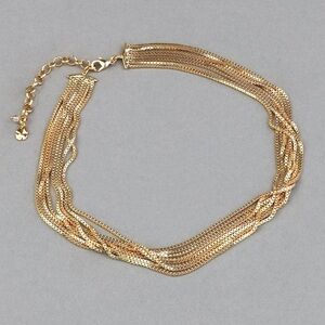 ☘️NWT LUCKY BRAND Necklace Gold-Tone Multi -Strand Necklace